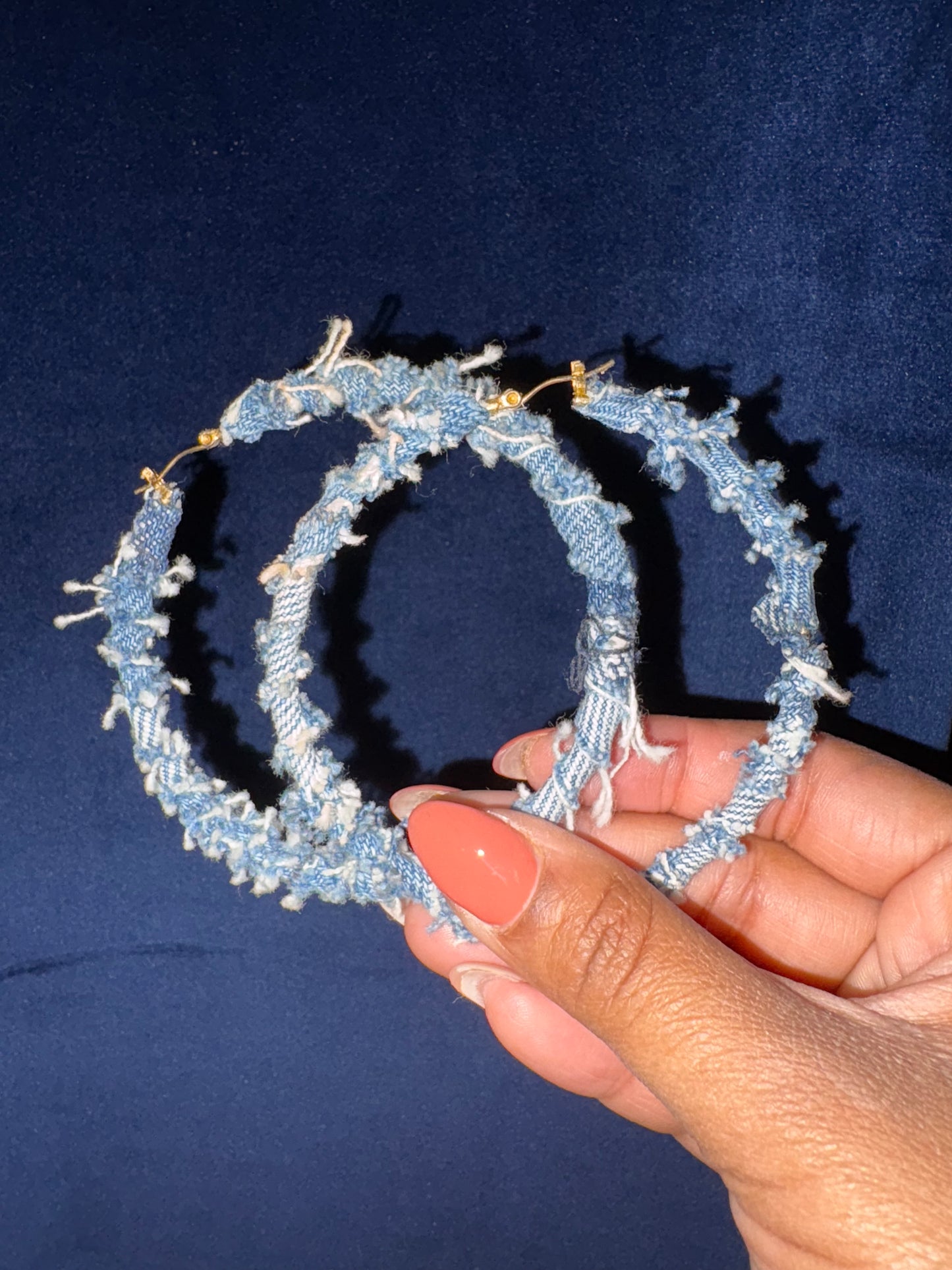 Denim Hoops